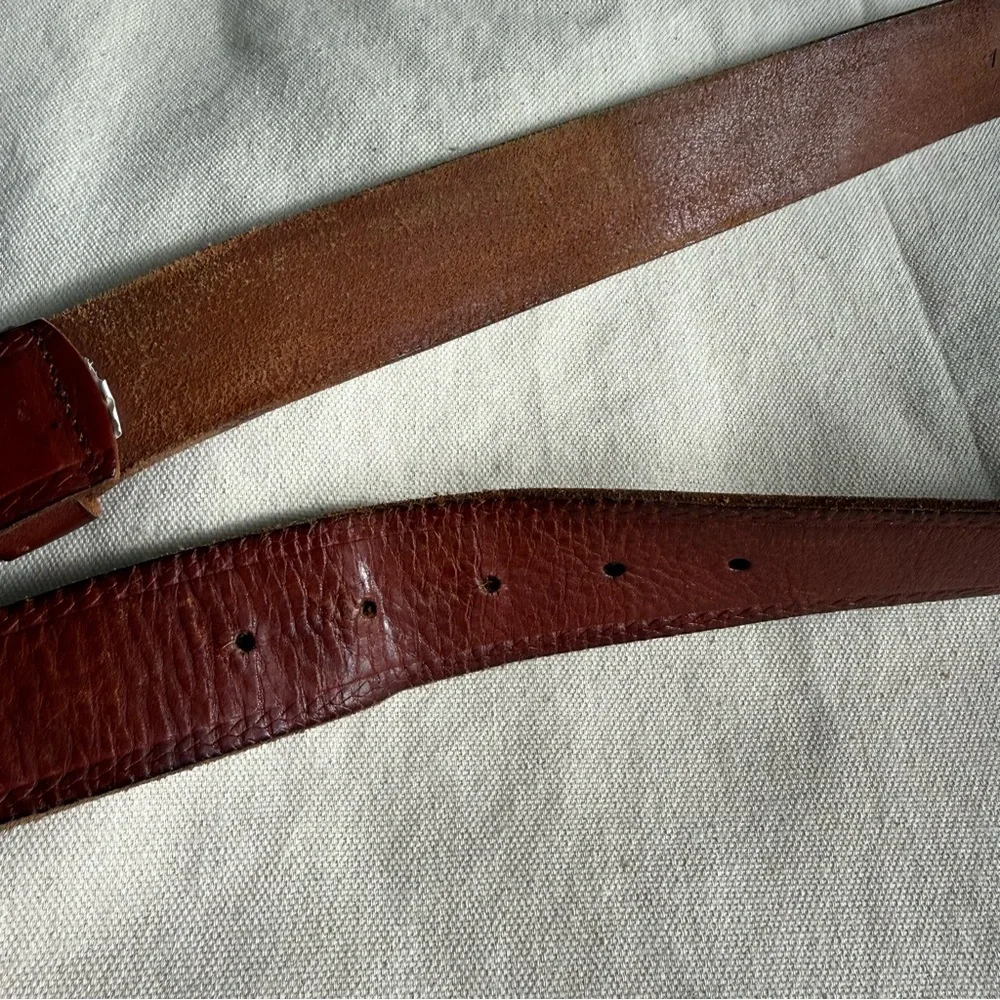 Levi’s Genuine Leather & Brass Mens Brown Belt size 34